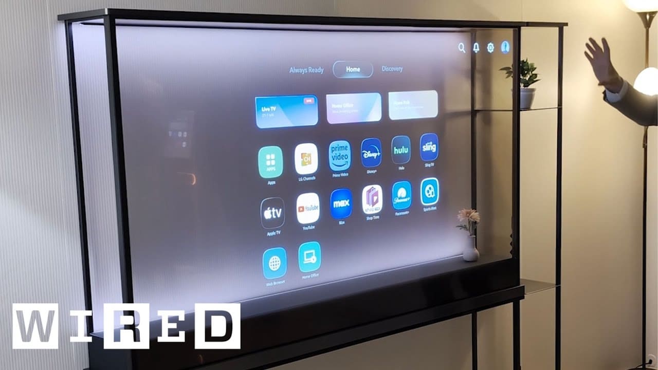 “Introducing LG’s Revolutionary 77″ See-Through TV at #CES2024!”