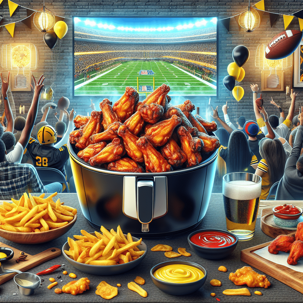 Air fryer Buffalo wings are the guilt-free Super Bowl snack that combines crispy texture with healthier cooking methods. Get your game day menu ready!