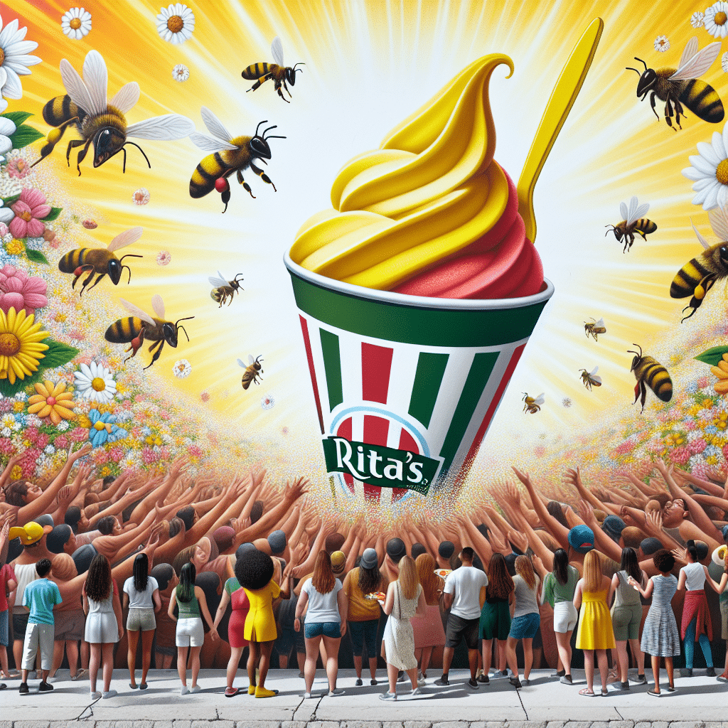 Indulge in free frozen delights at Rita's Italian Ice tomorrow! Join the spring celebration with complimentary treats of frozen custard and Italian ice.