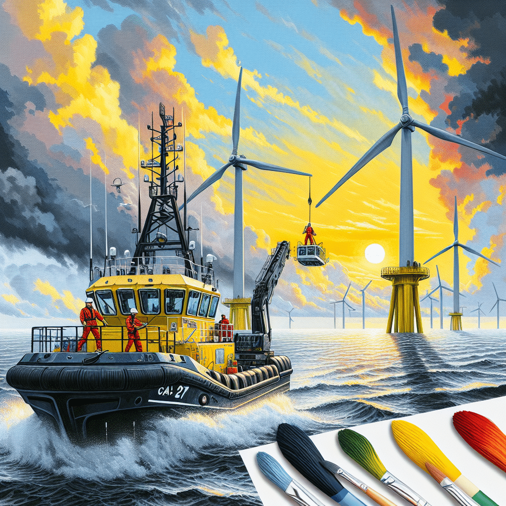 Cutting-edge surface effect ship for offshore wind crew transfer unveiled by ESNA and Strategic Marine, revolutionizing wind farm logistics and construction efficiency.