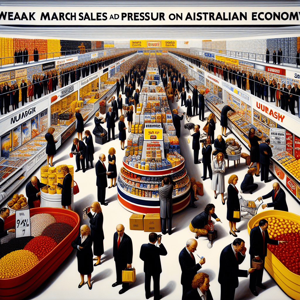 Australian retail sales unexpectedly dropped by 0.4% in March, attributed to high-interest rates and sticky inflation. The weak Chinese economy added to the challenges, impacting consumer spending and the Australian Dollar.