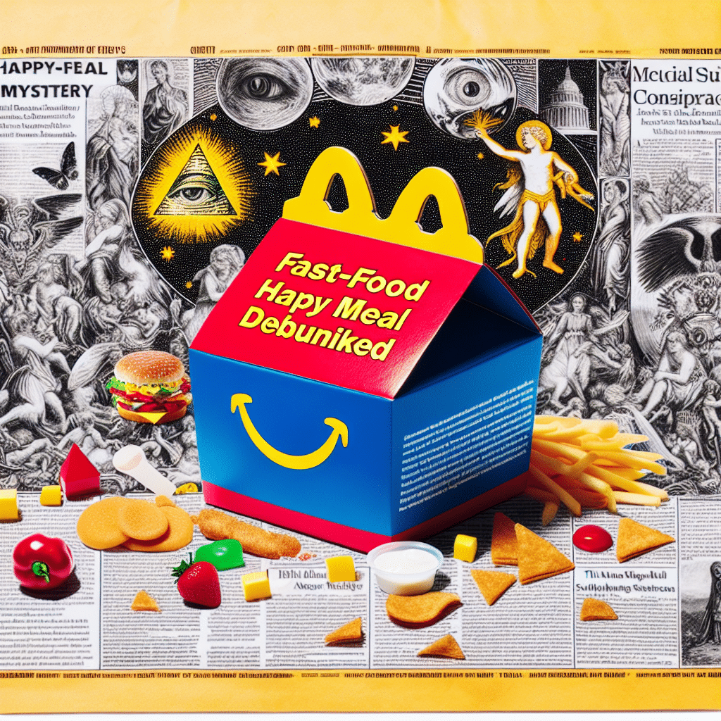 Shocking 'Satanic' McDonald's Happy Meal claim debunked! The viral image showing devilish Baphomet burger is AI-generated, not real. Always fact-check social media buzz!