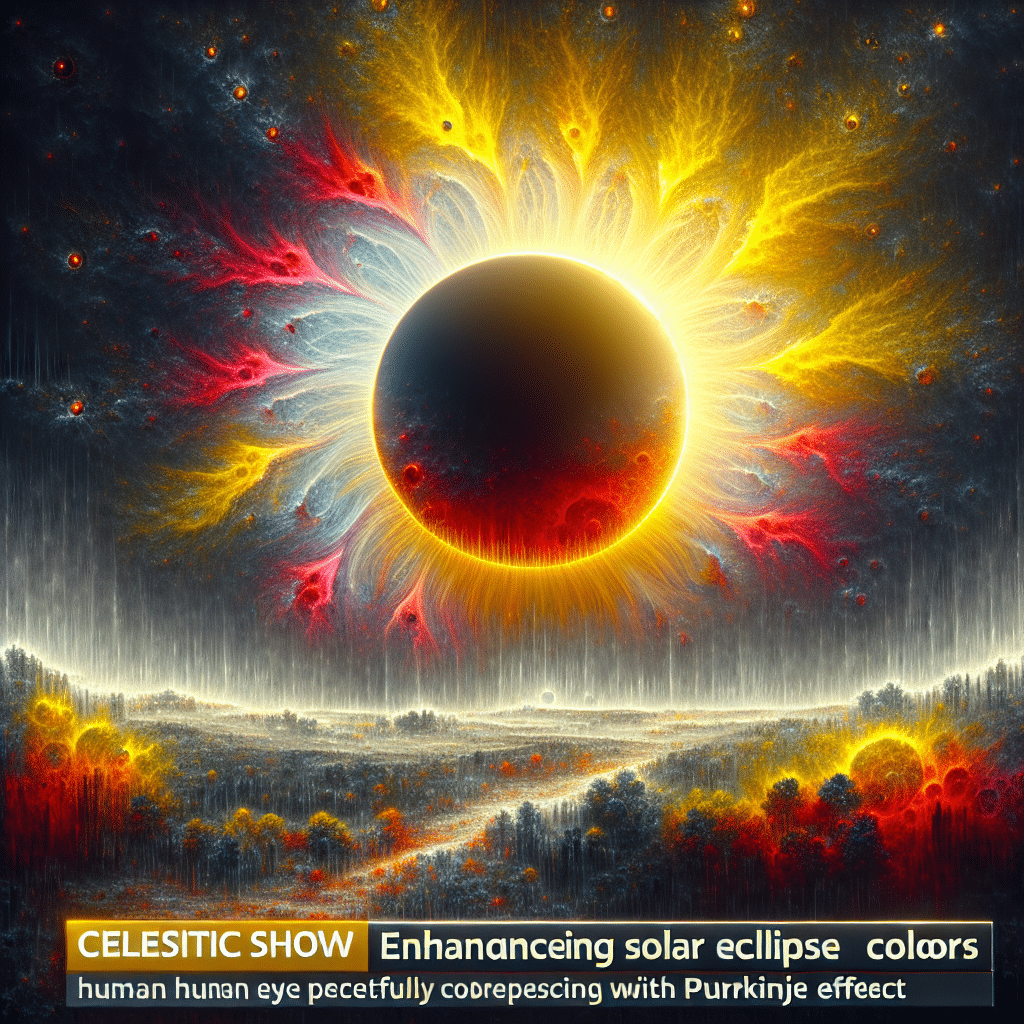 Celestial drama unfolds on April 8, 2024, as a total solar eclipse paints the skies in darkness. Dare to witness the mesmerizing Purkinje effect in color! 🌞🌑 #SolarEclipse