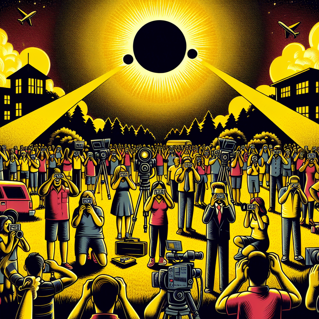 Get ready for the total solar eclipse on April 8, 2024! Springfield, Illinois, residents, like Vivien Darling, are gearing up with telescopes and beer for this rare celestial event.